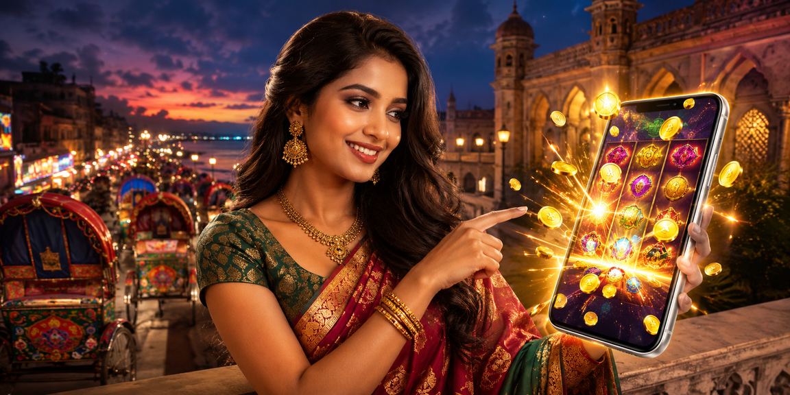 ঢাকার সৈকতে স্লট গেম খেলার মুহূর্ত